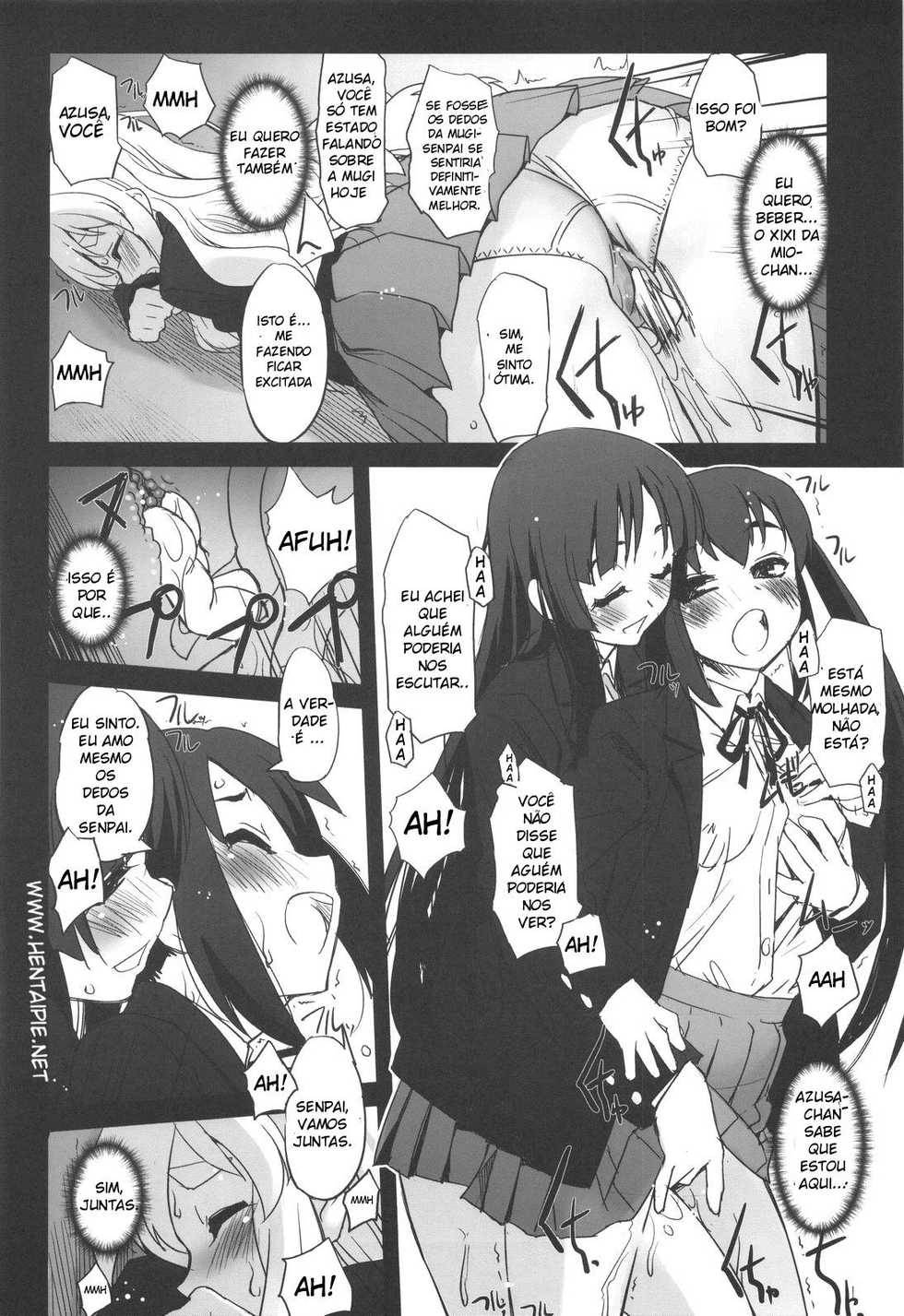 (C76) [G-Power! (Sasayuki)] Nekomimi to Toilet to Houkago no Bushitsu - Nekomimi and Restroom and Afterschool Clubroom (K-On!) [Portuguese-BR] [Siberwar] - Page 13