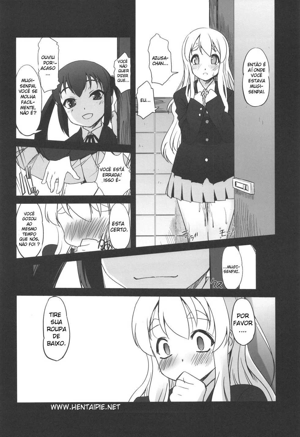 (C76) [G-Power! (Sasayuki)] Nekomimi to Toilet to Houkago no Bushitsu - Nekomimi and Restroom and Afterschool Clubroom (K-On!) [Portuguese-BR] [Siberwar] - Page 17