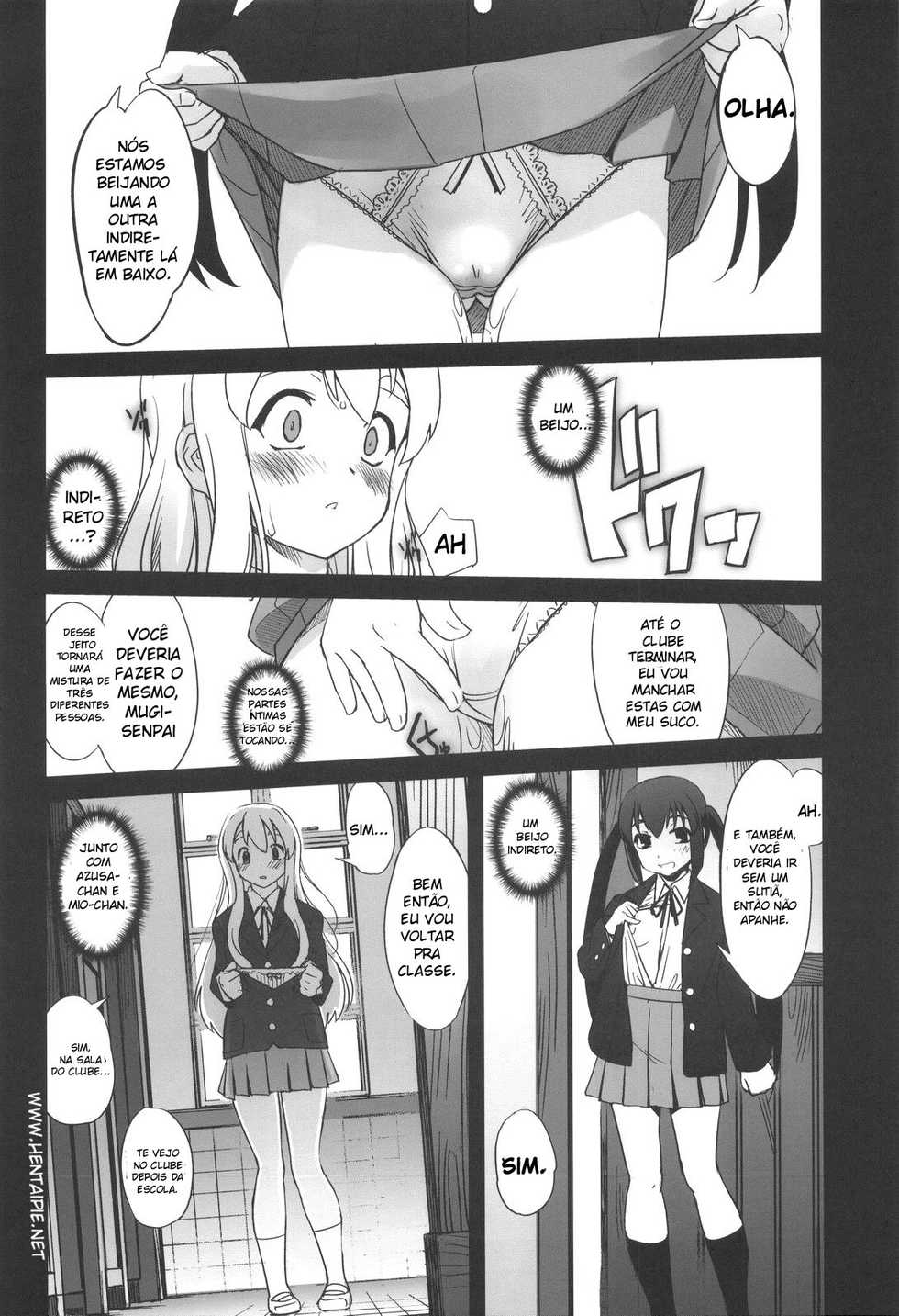 (C76) [G-Power! (Sasayuki)] Nekomimi to Toilet to Houkago no Bushitsu - Nekomimi and Restroom and Afterschool Clubroom (K-On!) [Portuguese-BR] [Siberwar] - Page 19