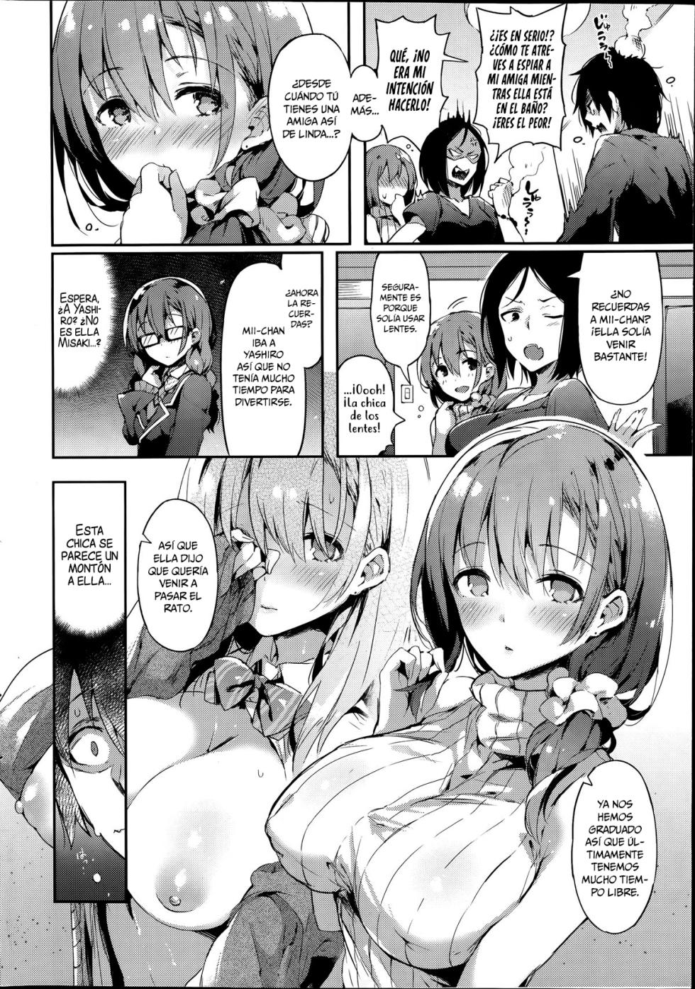 [Pyon-Kti] Private Chat | Chat Privado (COMIC Kairakuten BEAST 2014-06) [Spanish] [NekoCreme] - Page 4