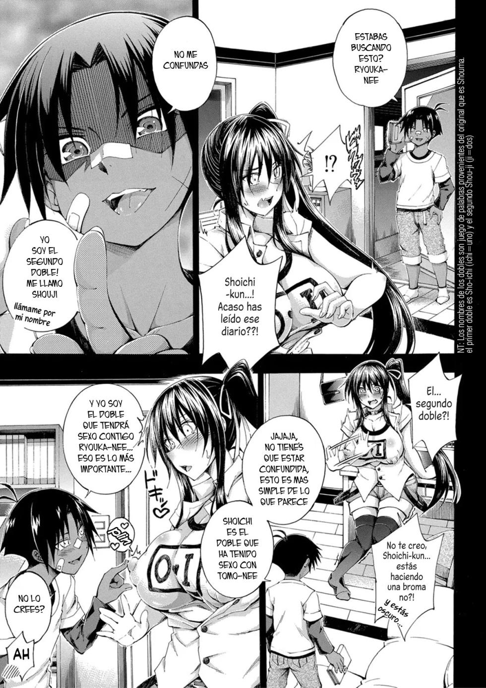 [Maekawa Hayato] Doppel wa Onee-chan to H Shitai! Ch. 3 (Onee-chan ga Doppelganger ni Netorarechau!) [Spanish] [Harenchi no Fansub] [Decensored] [Digital] - Page 7