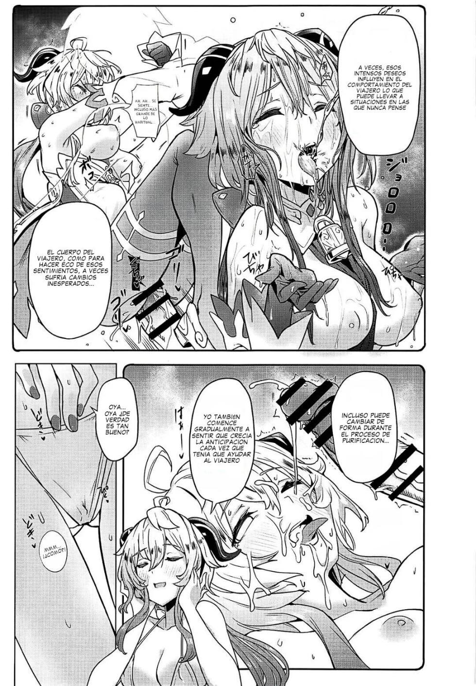 (C102) [bannoutumayoujiire (Bitou)] Ganyu Zangyouchuu 2 (Genshin Impact) [spanish] - Page 6