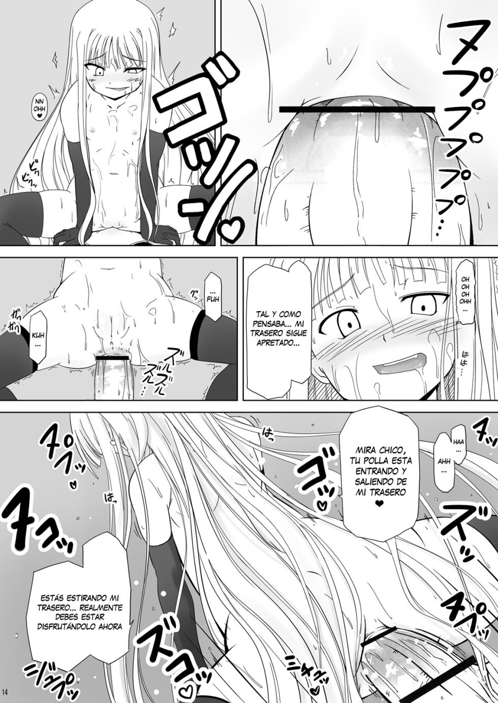 [Akamuni. (Akayoshi Hajime)] Shibotte Loli Babaa-sama! | Apriétame Lolibabaa-sama! (Mahou Sensei Negima!) [Spanish] [Brian Alvarez] [Digital] [Less Censored] - Page 14