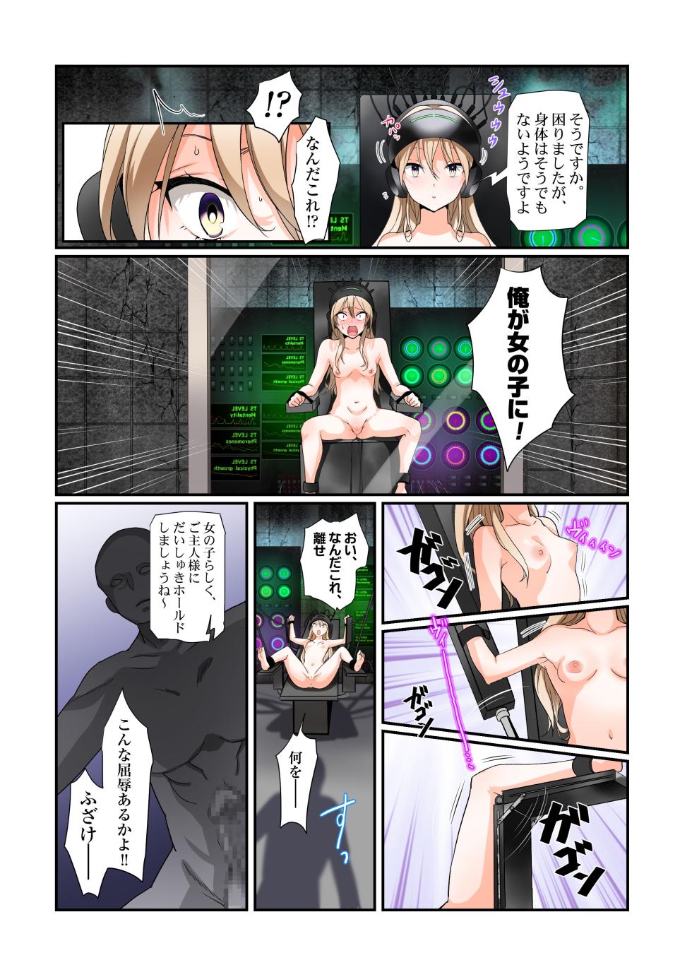 TS Onaho koujou kara ecchina onnanoko ga hitori syutka sareru koutei after o soete - Page 8