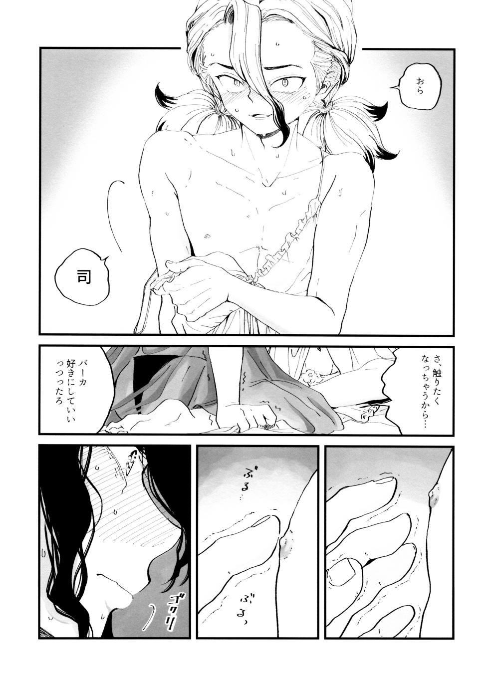 [Totokomachi (Totoko)] Crossdressing Roadmap (Dr.STONE) - Page 29