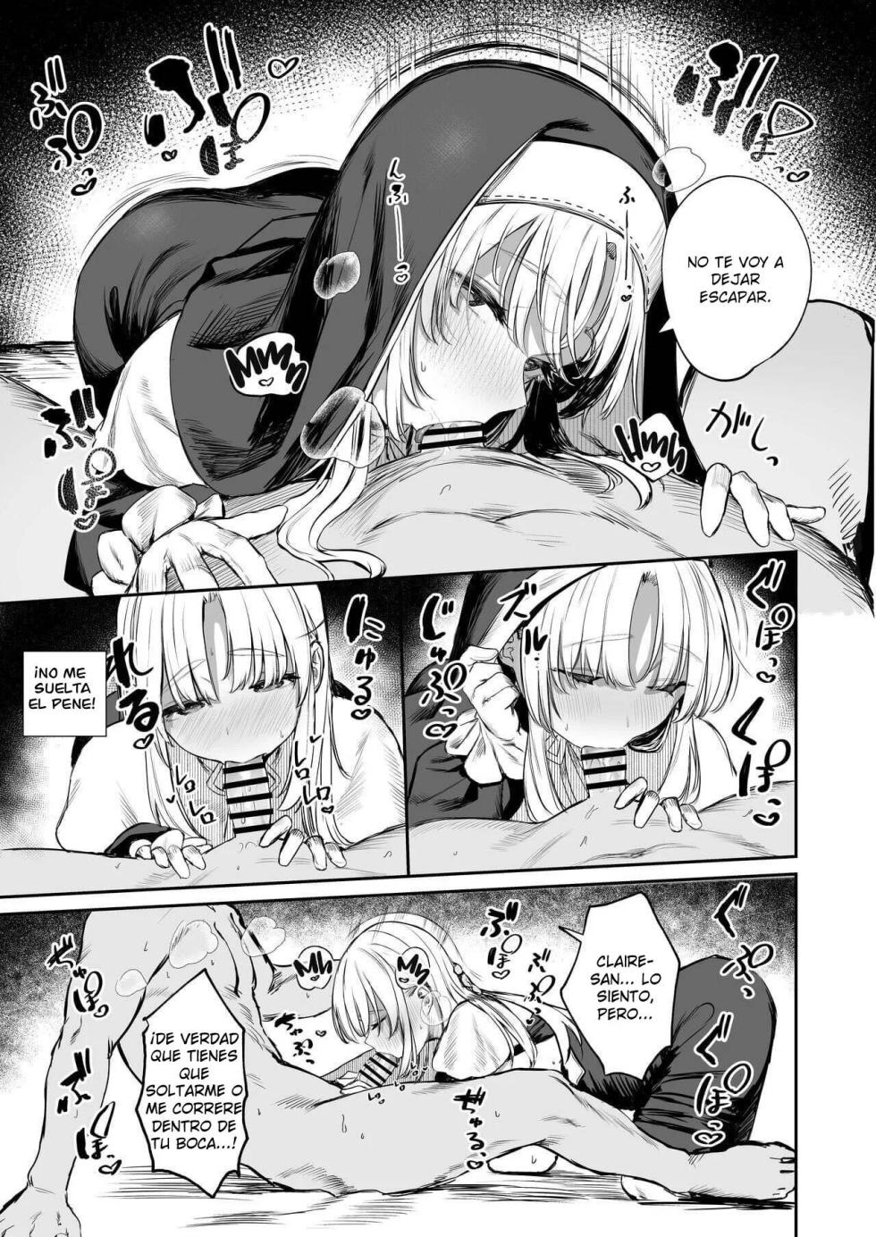 [Kawaraya-Koubou (Kawaraya)] Nande Vtuber Soap ni Cleaire-san ga!? | Why Would Claire be in Vtuber Soapland? (Sister Cleaire) [Spanish] [Digital] - Page 12