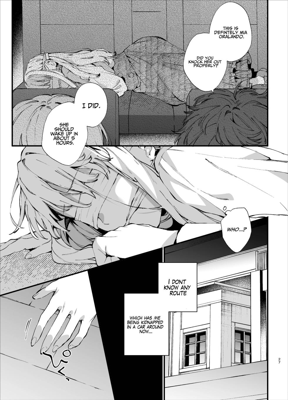 [Umenegi Daimyoujin (Umekoppe)] Shini gē ni Tensei Shita Mafia jō wa Henai Supai ni te Kagome ni Sareru | The Spy Who Ravished Me ~Reborn As a Mafia Princess in a Deadly Game~ [English] - Page 27