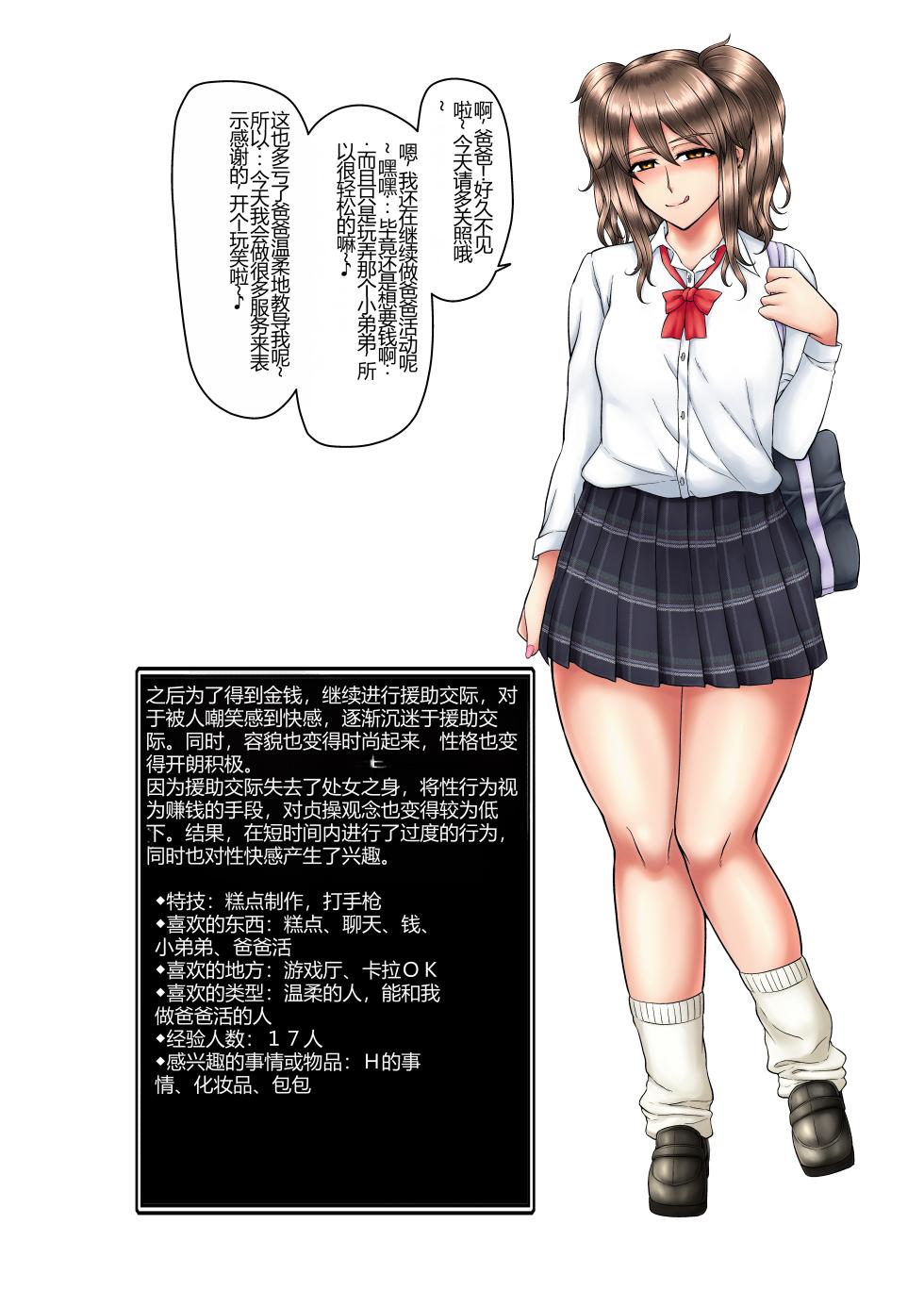 [Inoue Nanaki] Sugar Daddy Corruption! Plain Girl Turns into a Tan Gal Slut [Chinese] - Page 6