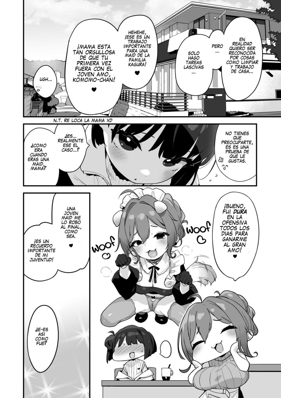 [Mothman (henreader)] Komomo wa Goshujinsama Senyo no Ryoana Nikubenki Loli Maid | Komomo Es Una Loli Maid Vertedero De Semen Con Todos Sus Agujeros Solo Para Su Amo [Spanish]  [D-Roulet] - Page 12