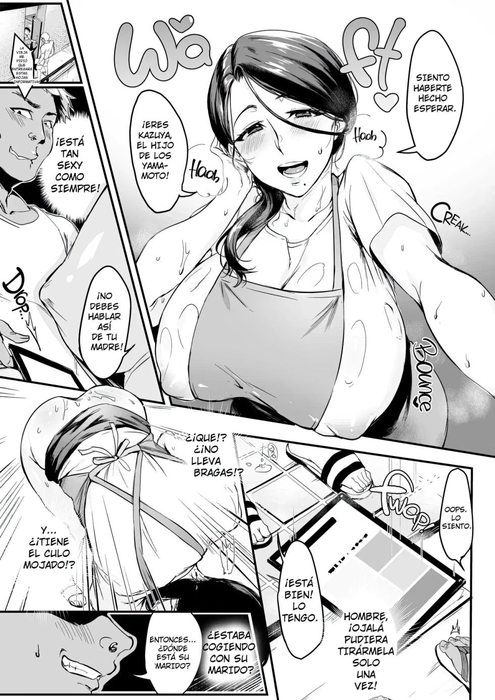 [Hatake no Oniku (Minamoto)] Tsuma ni Damatte Sokubaikai ni Ikun ja Nakatta 1-4 | No Debí Haber Ido A La Convención Sin Decirle A Mi Esposa 1-4 [Spanish] [Decensored] - Page 8