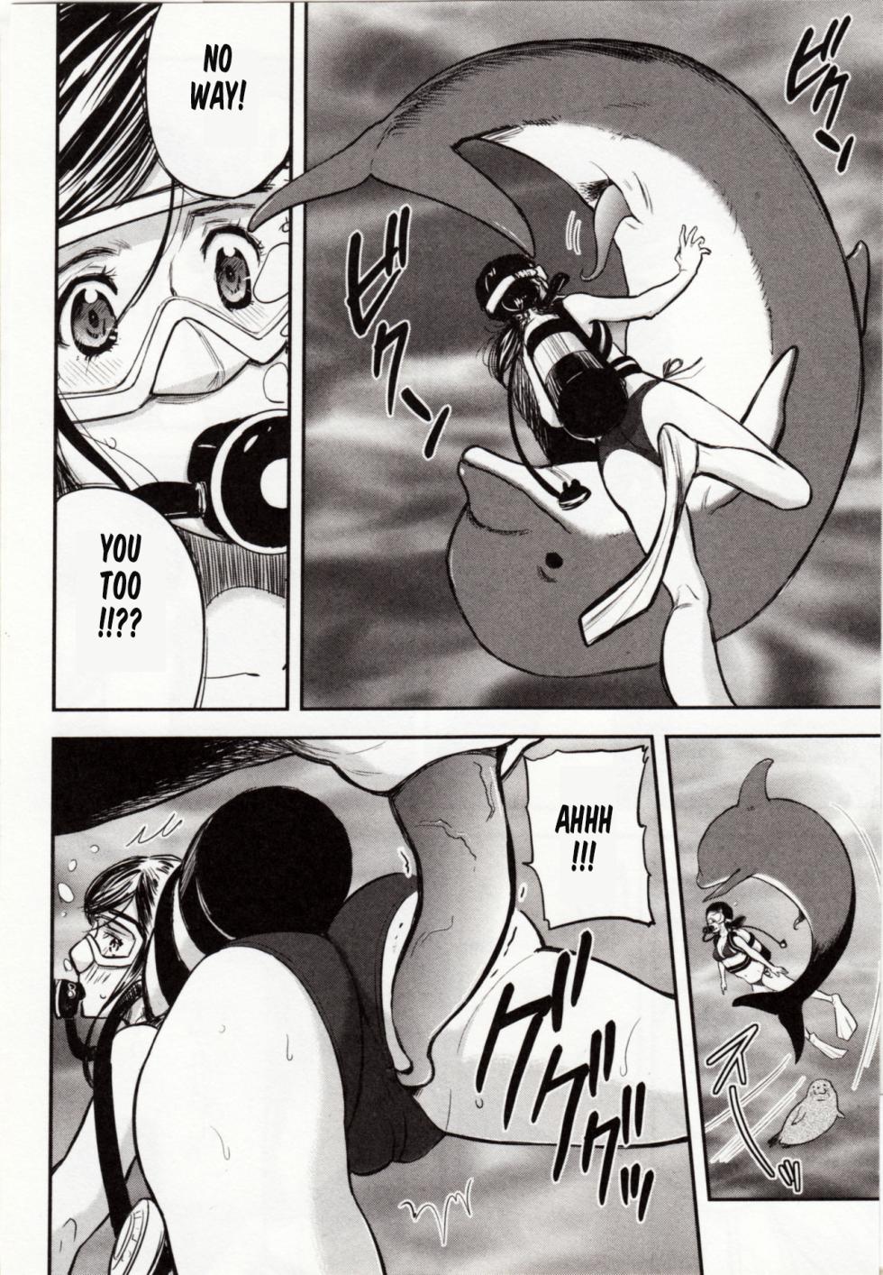 [Yamada Tahichi]   Iruka Azarashi, Futaana Zeme.  | Double hole torture (Kemono DIRECT 4) [English] [MTL Translation] - Page 6