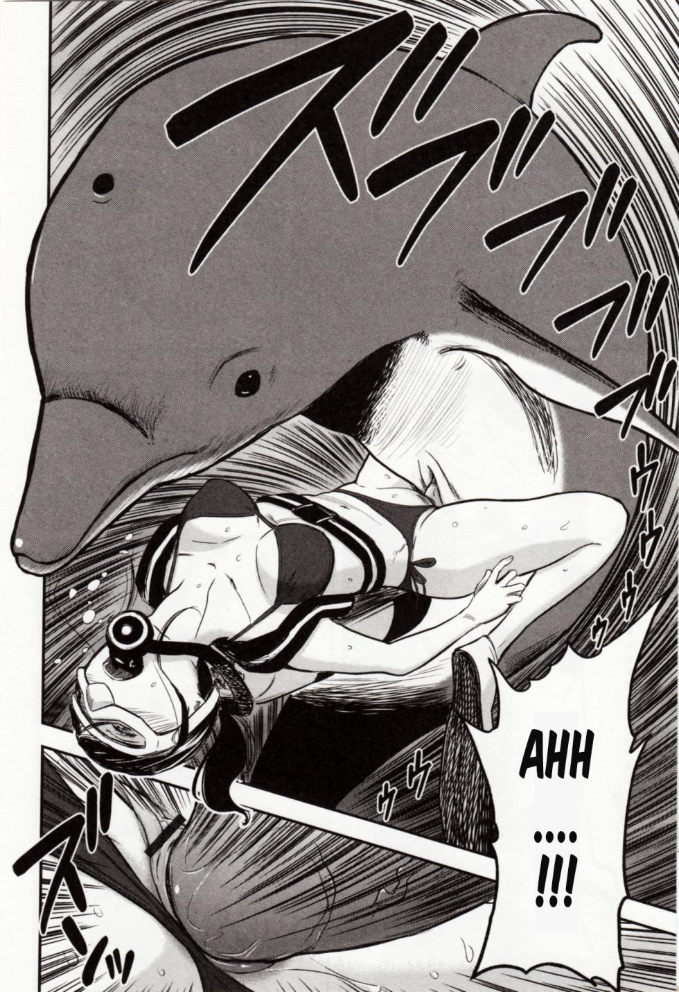 [Yamada Tahichi]   Iruka Azarashi, Futaana Zeme.  | Double hole torture (Kemono DIRECT 4) [English] [MTL Translation] - Page 10