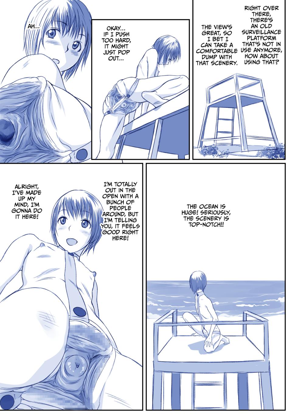 [Tsuruya (Tsuru)] Issho ni Kaisuiyoku ni Itta Ko wa Chou Daitan na Mizugi Sugata de Onnanoko no Nakami ga Marumie Joutai desu  [English] [CulturedCommissions] [Digital] - Page 39