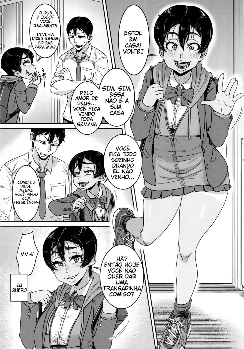 (C101) [Hachimidosan (Toge Toge)] SeFri Ijou Koibito Miman ~Rikujoubu JC Hen~ [Portuguese-BR] - Page 2
