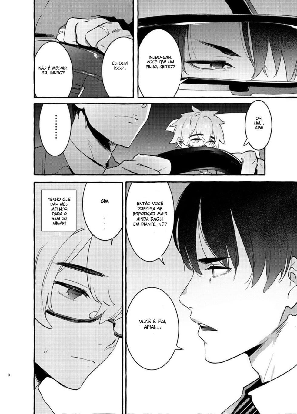 [Otosan no Kurorekishi (Maemukina Do M)] Wanwan Otou-san [Portuguese-BR] - Page 9