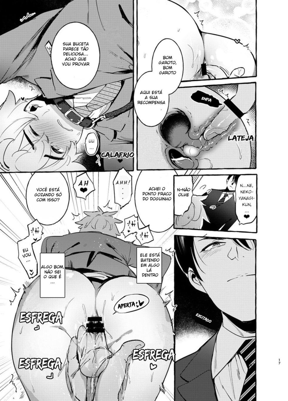 [Otosan no Kurorekishi (Maemukina Do M)] Wanwan Otou-san [Portuguese-BR] - Page 18