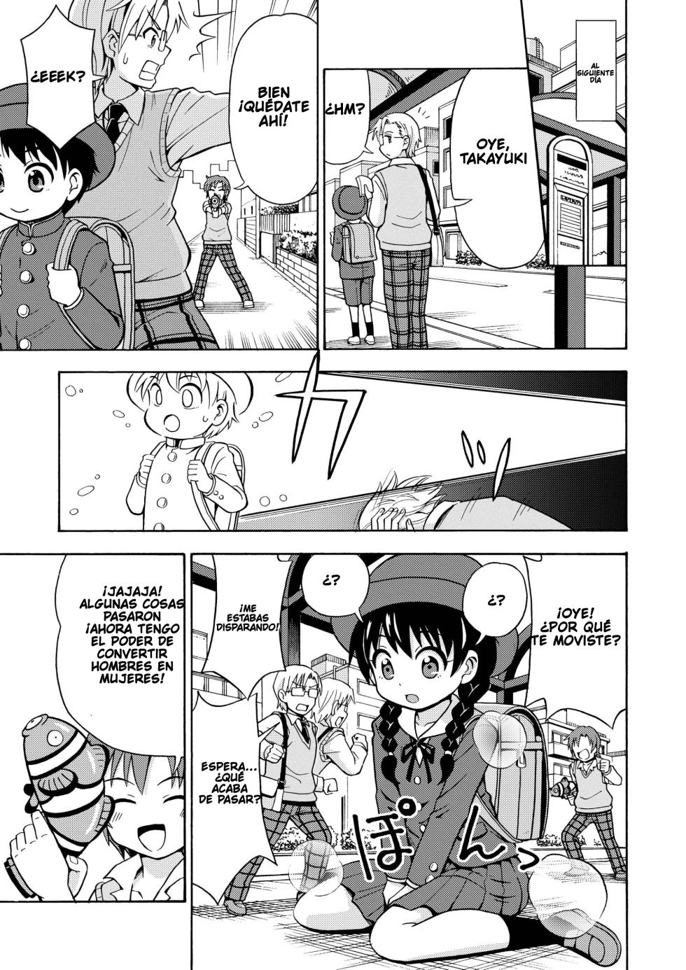 [Yoshida Gorou Shoukai (Yoshida Gorou)] Henshin TS Gun [Spanish] [TF Scans] [Digital] - Page 6