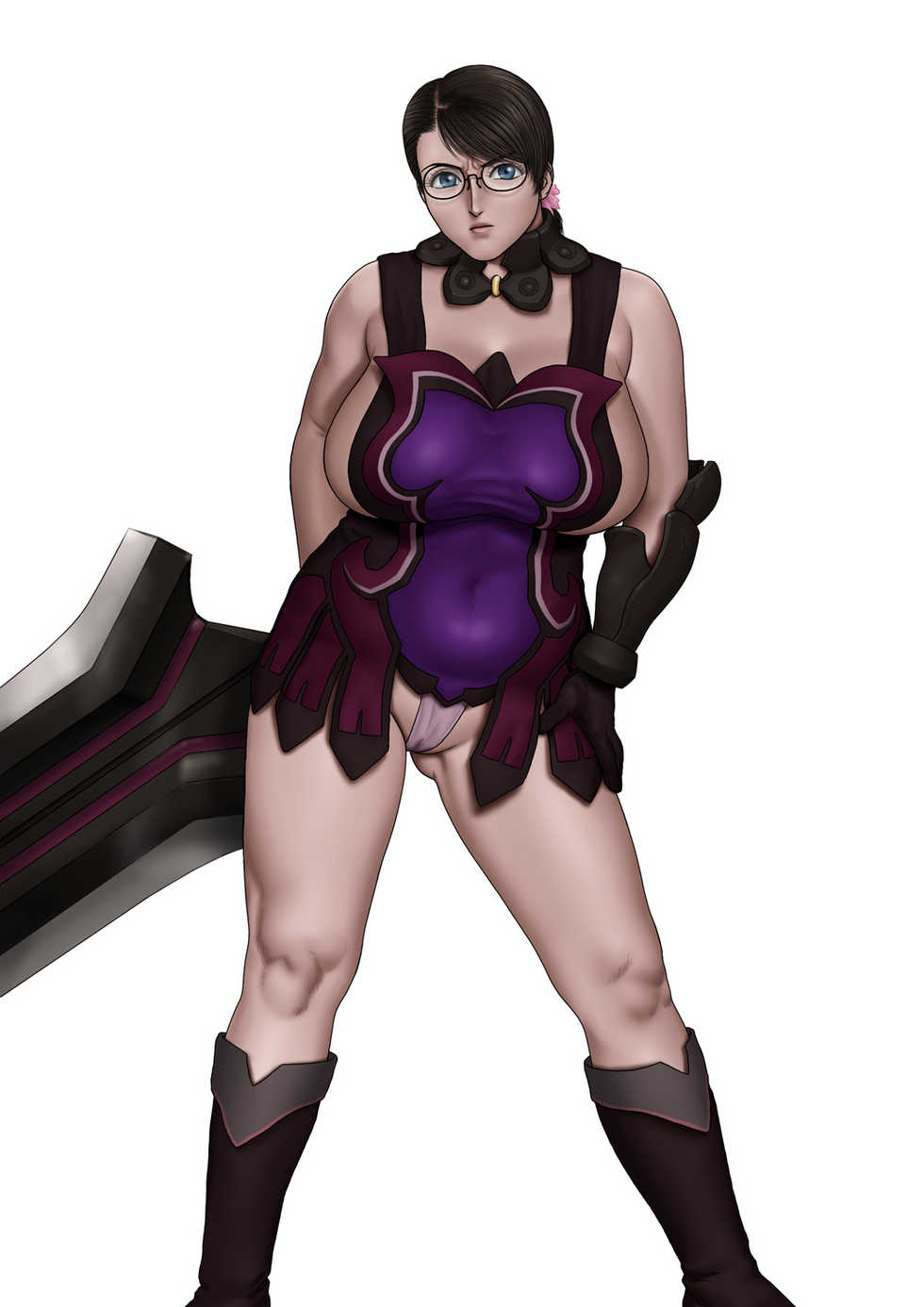 [Karma Laboratory] Ryoujoku Rinkan Bakunyuu Tsuma (Queen's Blade) - Page 2