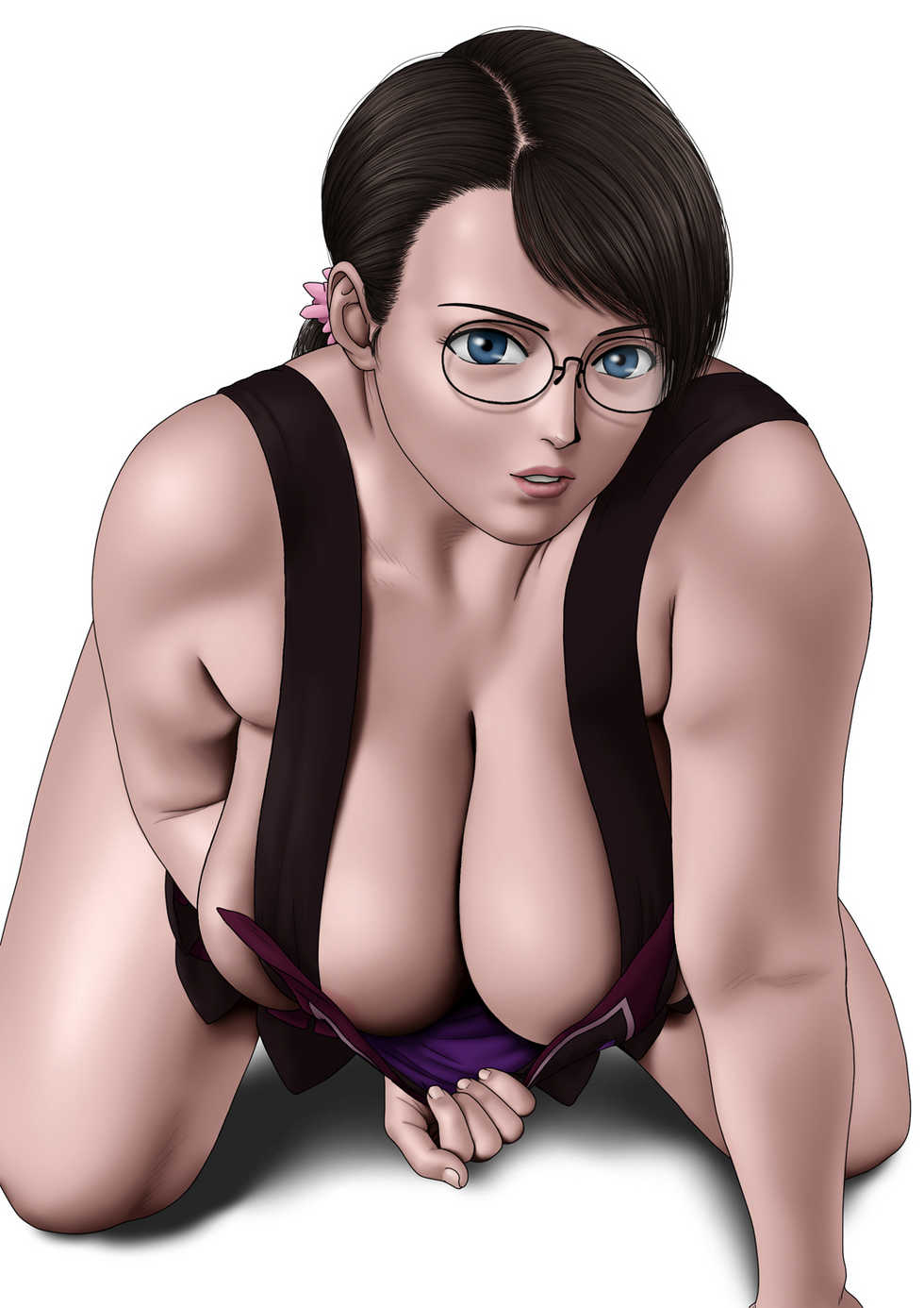 [Karma Laboratory] Ryoujoku Rinkan Bakunyuu Tsuma (Queen's Blade) - Page 8