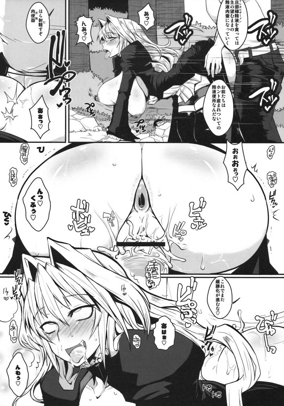 (C78) [YOMOTHUHIRASAKA (bbsacon)] Dagetsu Inumi 3 (Sekirei) - Page 13