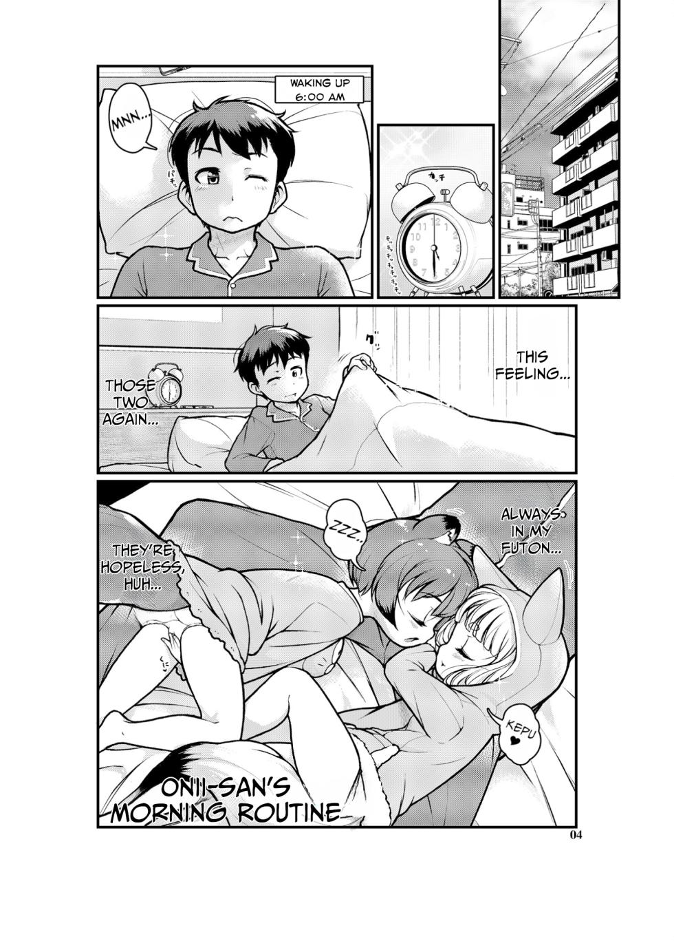 (C100) [Colt (LEE)] KemoMimi Morning Routine 1 [English] [Sneaky Translations] - Page 4