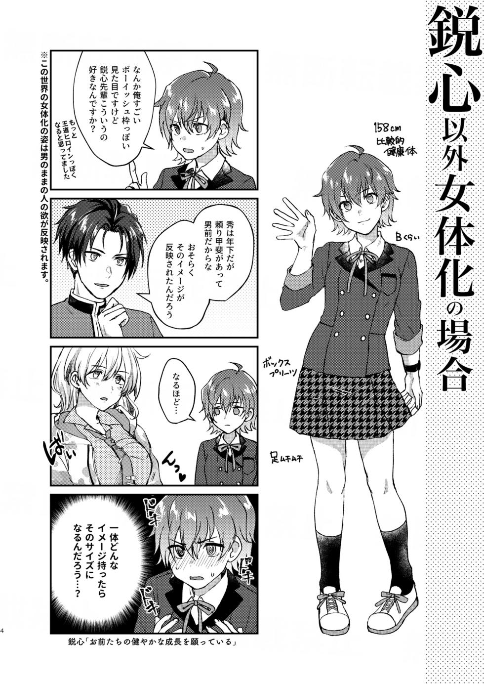 [Adolescent*Boy (Sazanami Suzune)] imaginable desire (THE IDOLM@STER SideM) [Digital] - Page 4