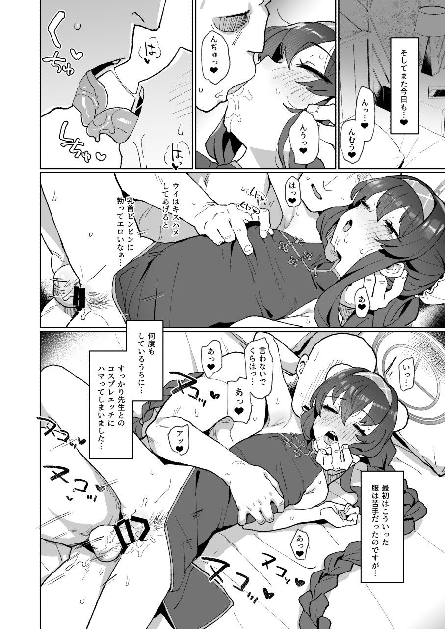 (C103) [Ballistic onahole (Б)] Aii Urei Majutsushi ni Winning Shot o! (Blue Archive) [Sample] - Page 8