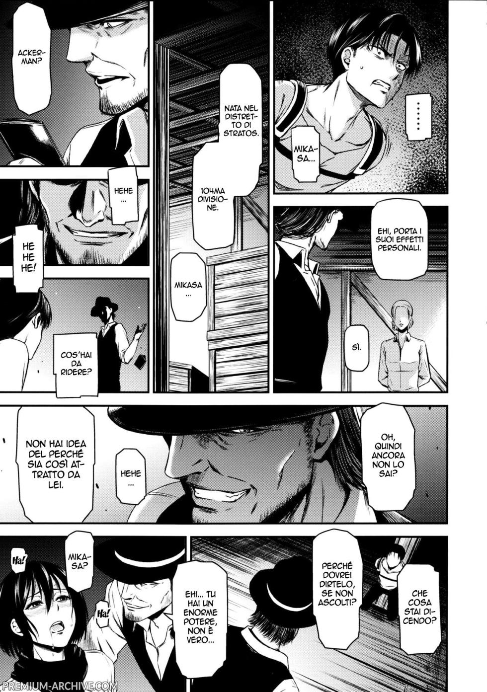 (C89) [Kiyosumi Hurricane (Kiyosumi Hurricane)] ATTACK ON KIYOTAN (Shingeki no Kyojin) [Italian] - Page 7