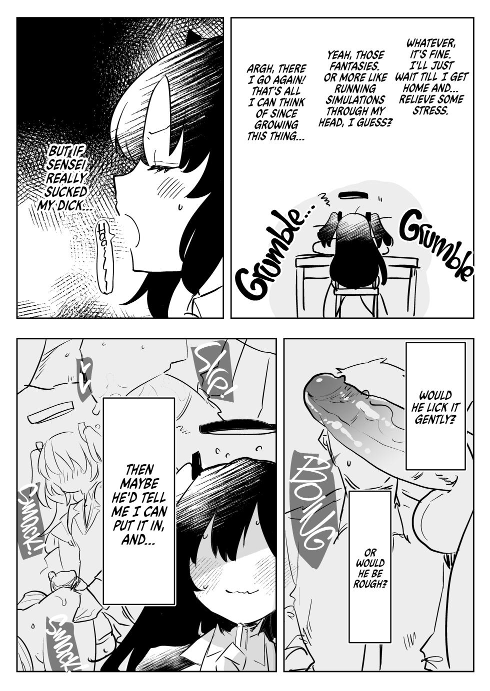 [Aimaitei (Aimaitei Umami)] Oshiego Futanari Gyaku Anal Archive | Futa Students Reverse Anal Archive (Blue Archive) [English] {2d-market.com} [Decensored] [Digital] - Page 13