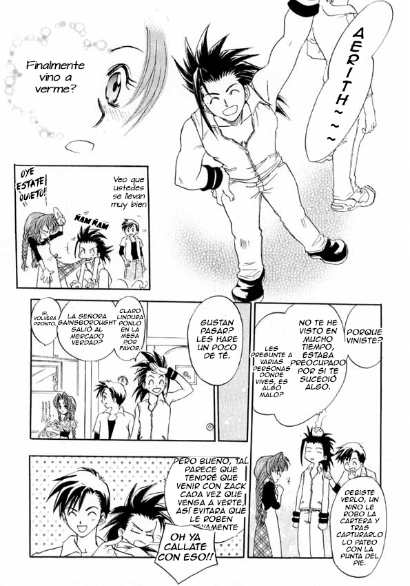 [Dagashiya (Honya Ranko)] First Love (Final Fantasy VII) [Spanish] [Fantasy Fansub] - Page 10