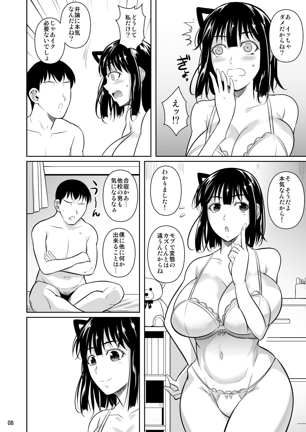 [Shoot The Moon (Fuetakishi)] Bocchi no Mob 4 Yari Hajime no Yuutousei ga Nishuukan Kinyoku no Ue Benronchuu ni Sex suru Hanashi [Digital] - Page 9