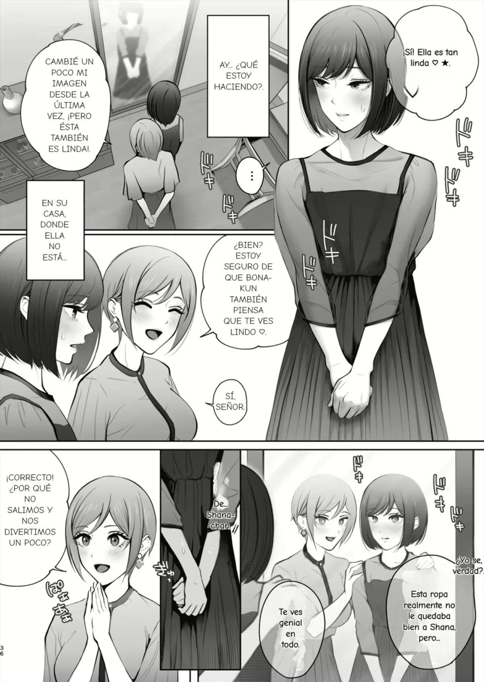 [E☆Roman Koubou (Edogawa Roman)] Kyou wa Kareshi de, Ashita wa Kanojo | Novio hoy novia mañana [Spanish] [Digital] - Page 37