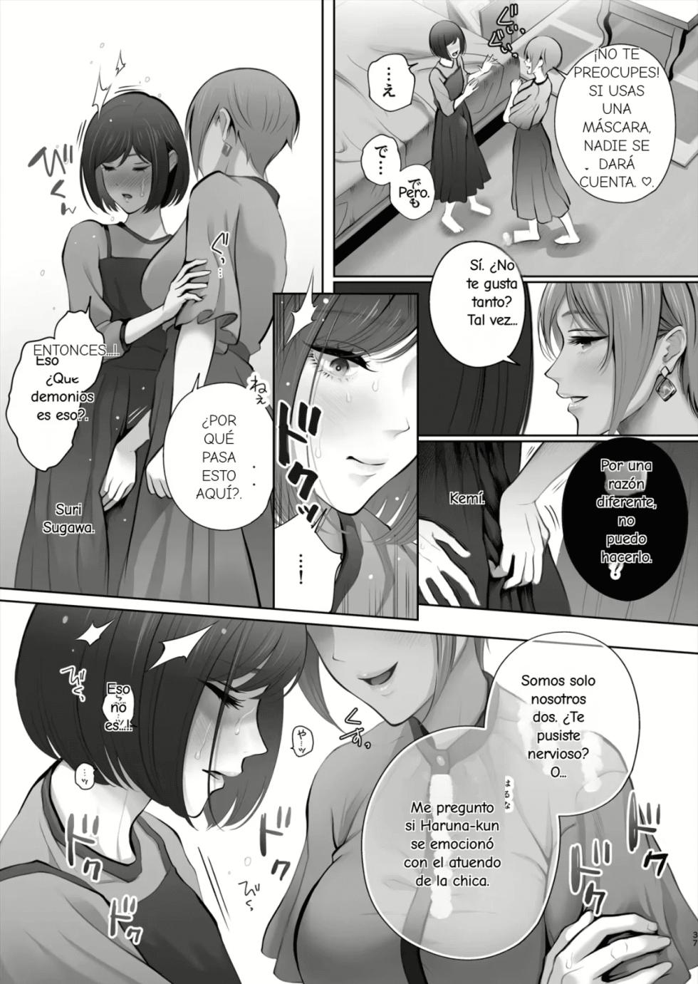 [E☆Roman Koubou (Edogawa Roman)] Kyou wa Kareshi de, Ashita wa Kanojo | Novio hoy novia mañana [Spanish] [Digital] - Page 38