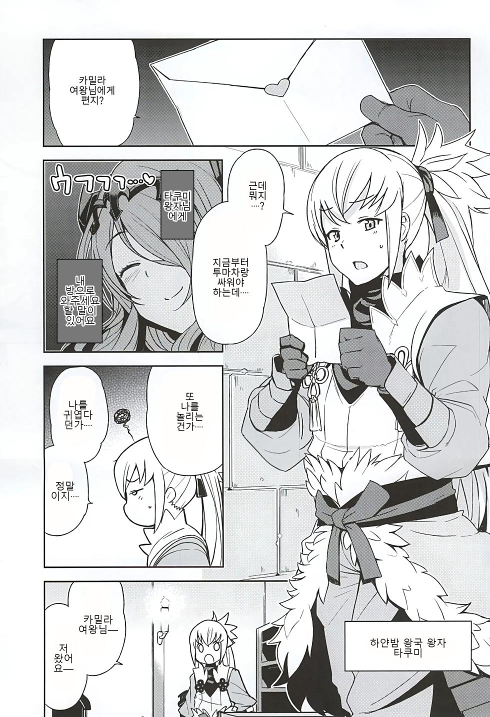 (SC2015 Autumn) [Funi Funi Lab, Bronco Hitoritabi (Various)] MIDNIGHT PRINCESSES (Fire Emblem if) [Korean] [Incomplete] - Page 3