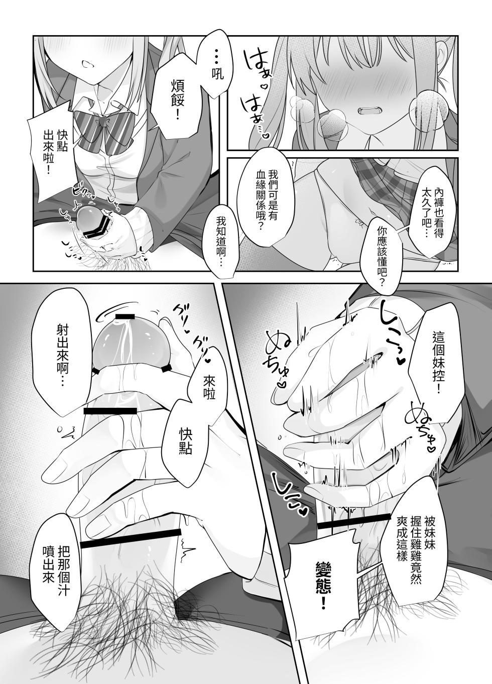[Whisp (Norisuke)] Sex Shinai to Derarenai Heya ni Naka no Warui Imouto to Tojikomerareru [Chinese] [台灣馬鈴薯] [Digital] - Page 12