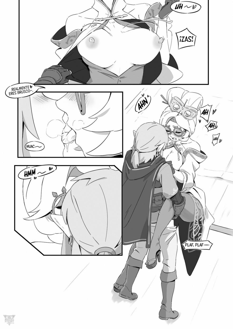 [Xiǎo huī] Pǔ'ěr yà de fánnǎo | Los Problemas De Prunia  (The legend of zelda) [Digital] [Spanish] [Mister Nugget] - Page 11