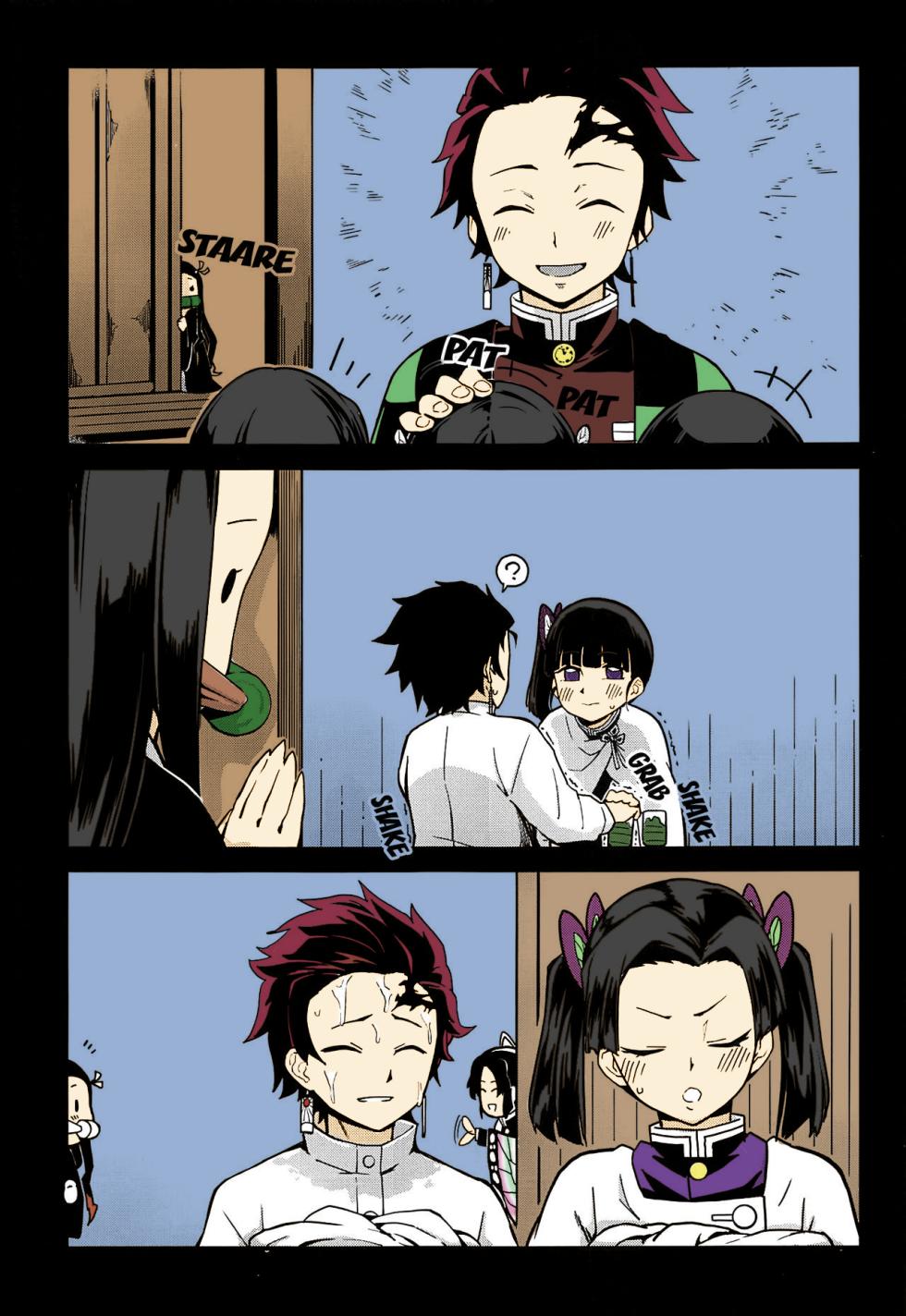 (C97) [San Se Fang (NekoWeapons)] Oniimo no Nin | Demon Sister's Pregnancy (Kimetsu no Yaiba) [English] {Doujins.com} [Colorized] - Page 2