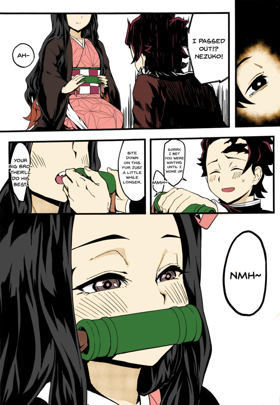 (C97) [San Se Fang (NekoWeapons)] Oniimo no Nin | Demon Sister's Pregnancy (Kimetsu no Yaiba) [English] {Doujins.com} [Colorized] - Page 24