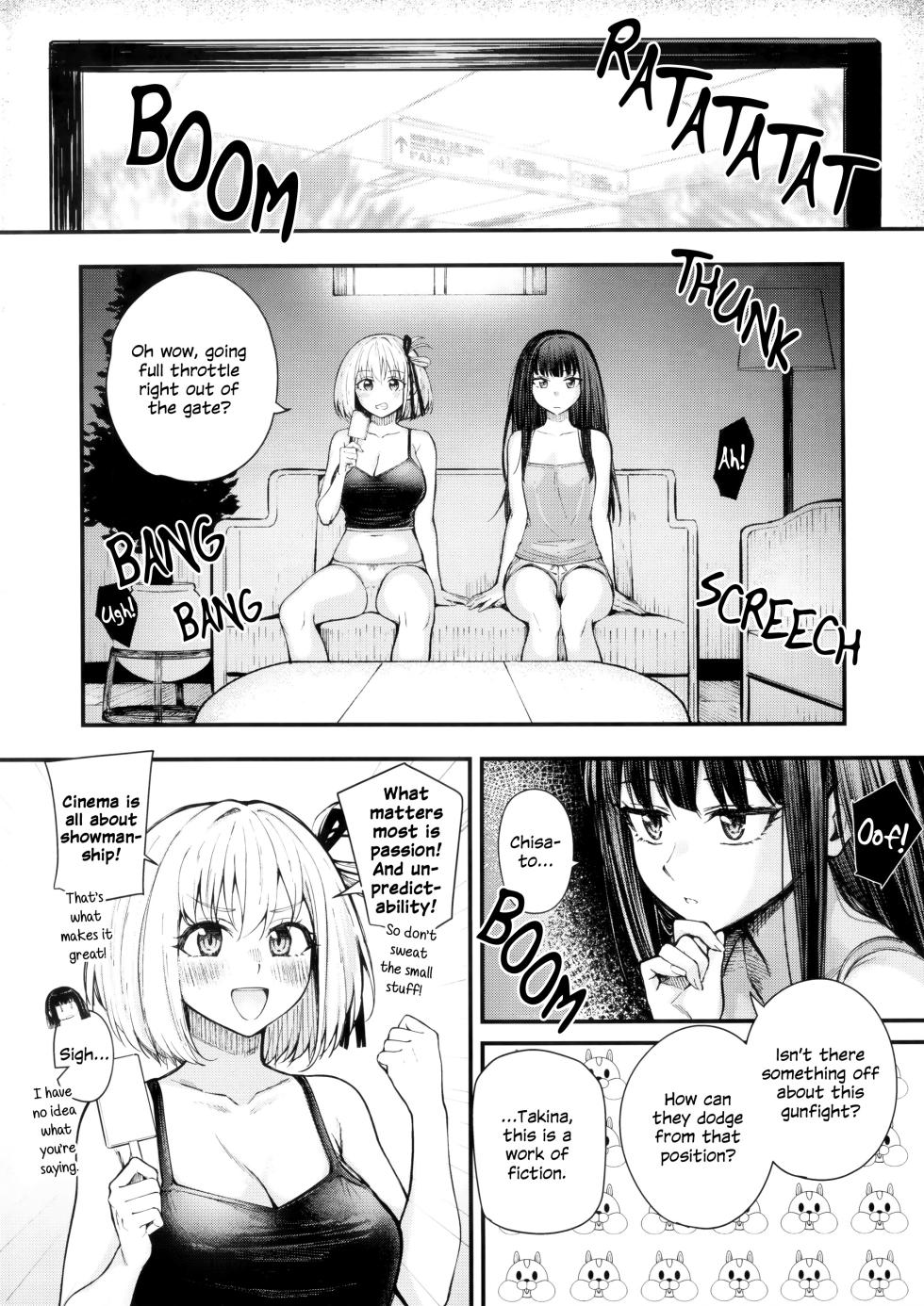 (C103) [Kitakujikan (Kitaku)] Meccha LOVE Holiday | Lots of Love Holiday (Lycoris Recoil) [English] - Page 5