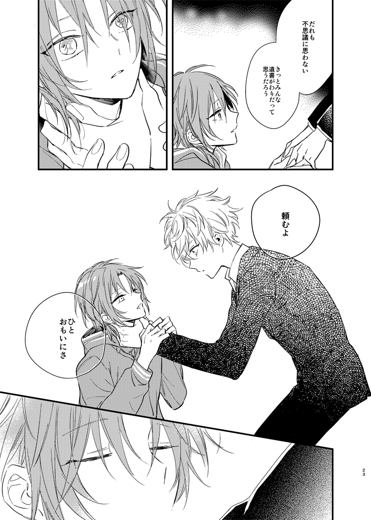 [MOONY (Amemori Gigi)] Utsukushii Namae (Ensemble Stars!) [Digital] - Page 21