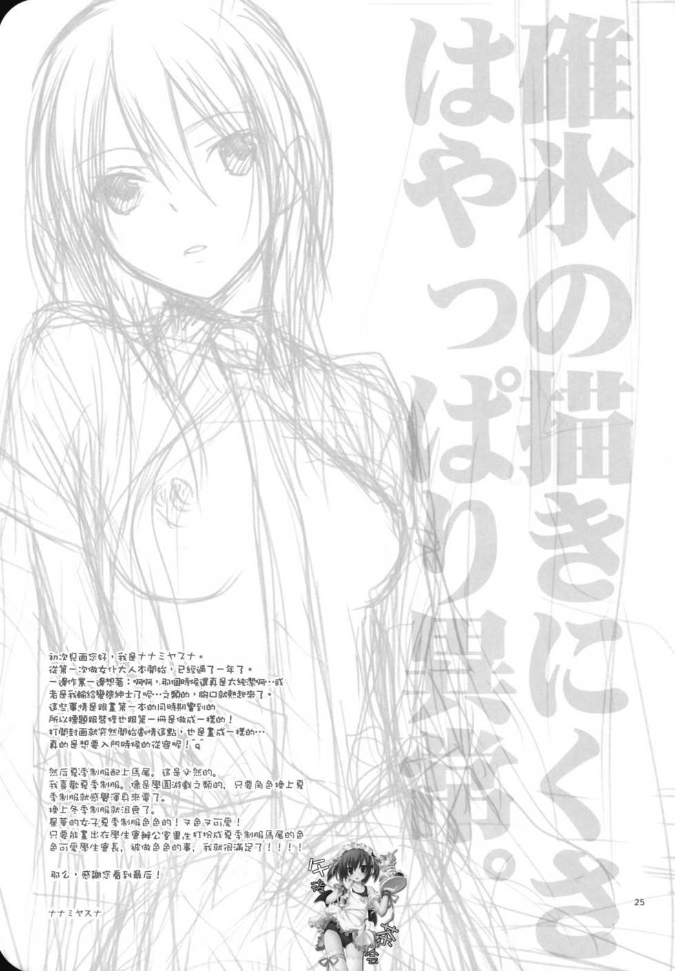 (C78) [m.s.t. (Nanami Yasuna)] elle*2 (Kaichou wa Maid-sama!) [Chinese] [午後茶会] - Page 24