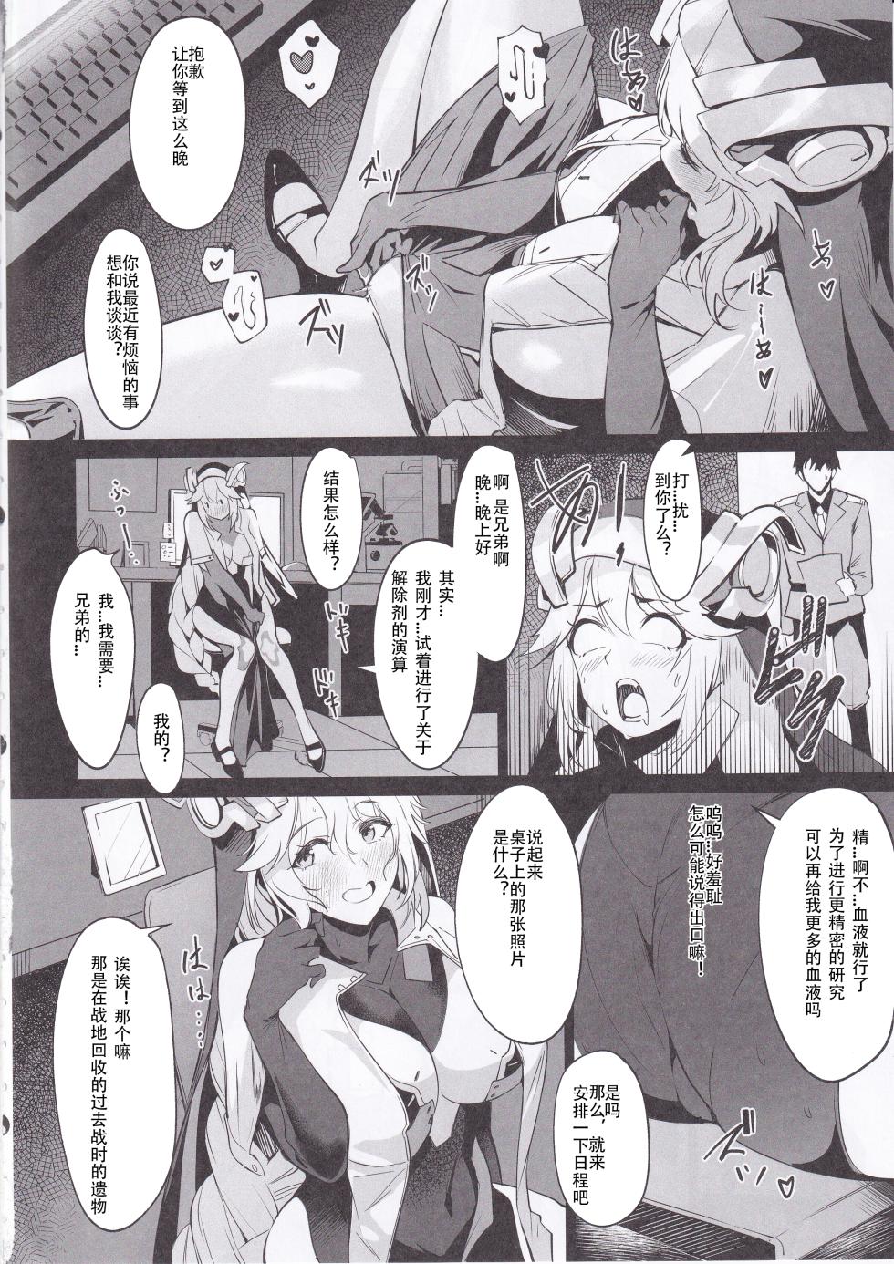 (C103) [Noir Complex (NR)] Shikikan to Mendansuru (Goddess of Victory:NIKKE) [Chinese] [死想恋歌个人汉化] - Page 3