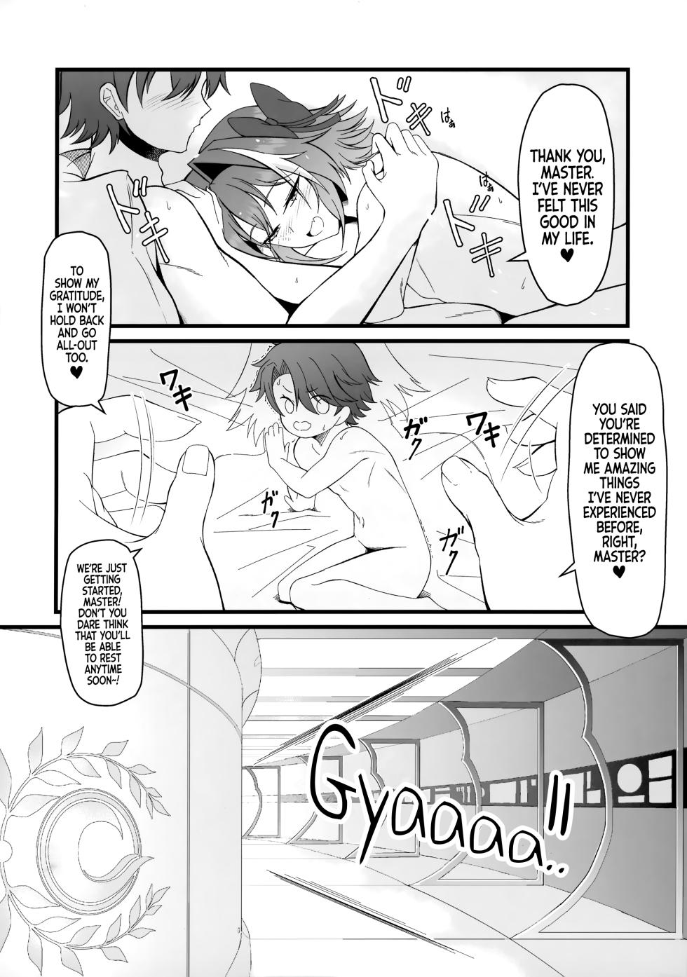 (C100) [Strange hatching (Syakkou)] Kimi no Ichiban ni Naritakute - I Wanted To Be Your Number One (Fate/Grand Order) [Danke fürs Lesen x Tabunne Scans] [English] - Page 23