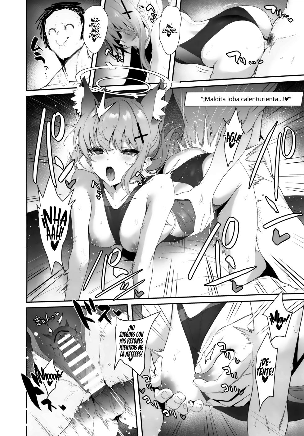 (C103) [Ulrich Laoshi (Ulrich)] ByuruAka～Seiyoku Tuyotuyo Shiroko to Rabuho Ecchi～ (Blue Archive) [Spanish] [Rakuen Translations] - Page 17