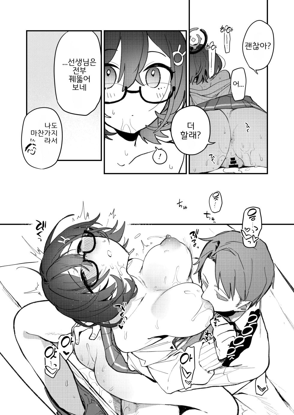 [nature. (Haduki Haduki)] Chihiro Ecchi | 치히로 엣찌 (Blue Archive) [Korean] [Digital] - Page 13