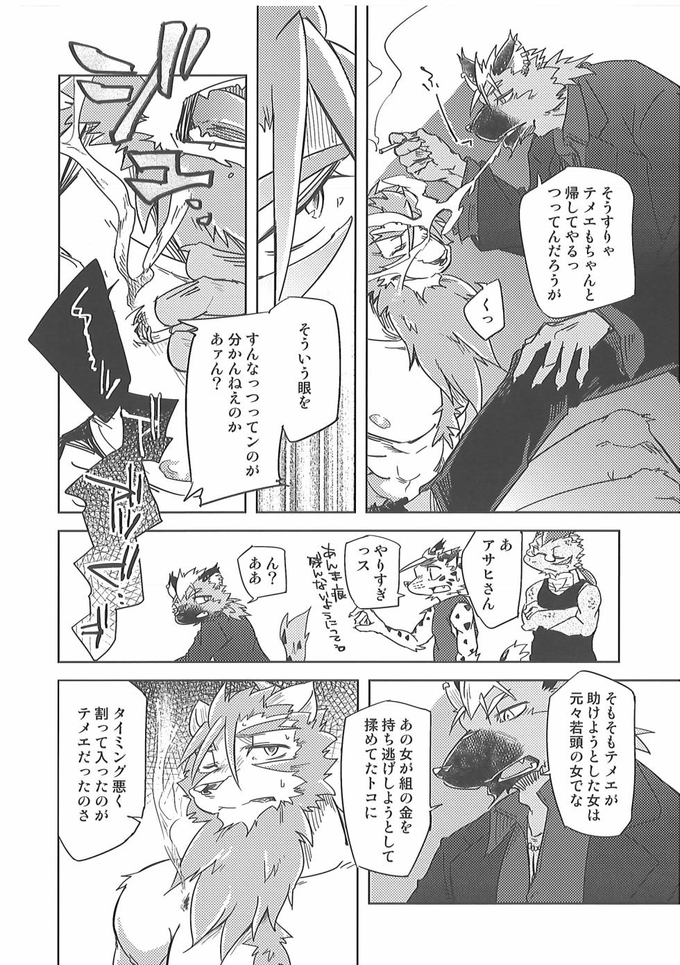 (Shinshun Kemoket 5) [Natsuiro Laika (Ginnosuke)] Shishi Otoshi (Ge) - Page 13