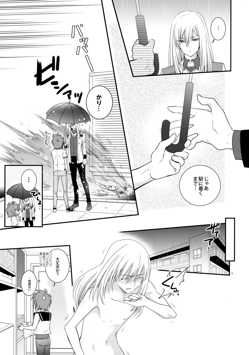 (C88) [Hosikuzu Doro (Kanae Yuduru)] Nure Hane no Tengai to Mayoi Neko (Cardfight!! Vanguard G) - Page 12