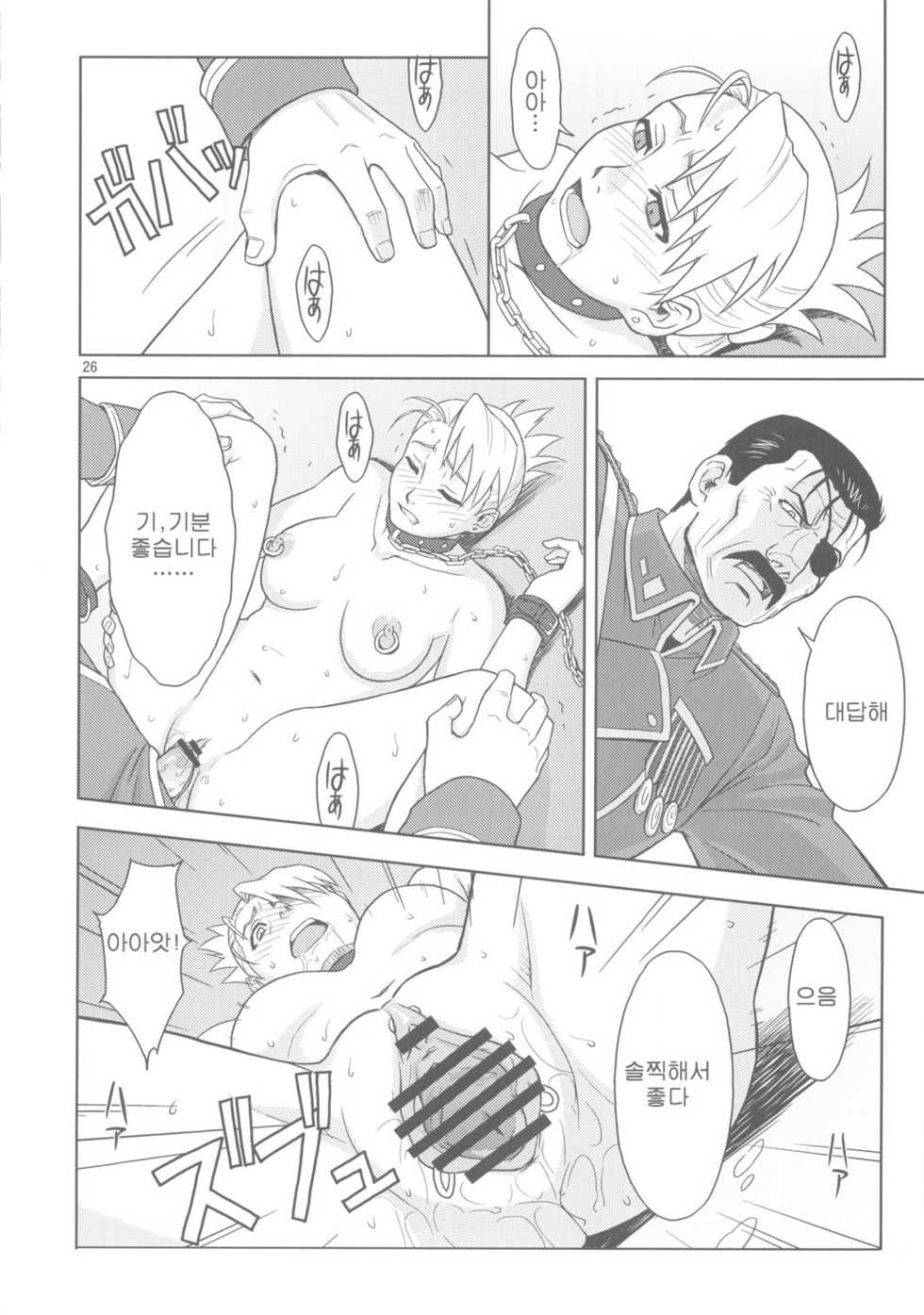 (C78) [AZASUKEWIND (Azasuke)] SLAVE SECRETARY (Full Metal Alchemist) [Korean] - Page 25