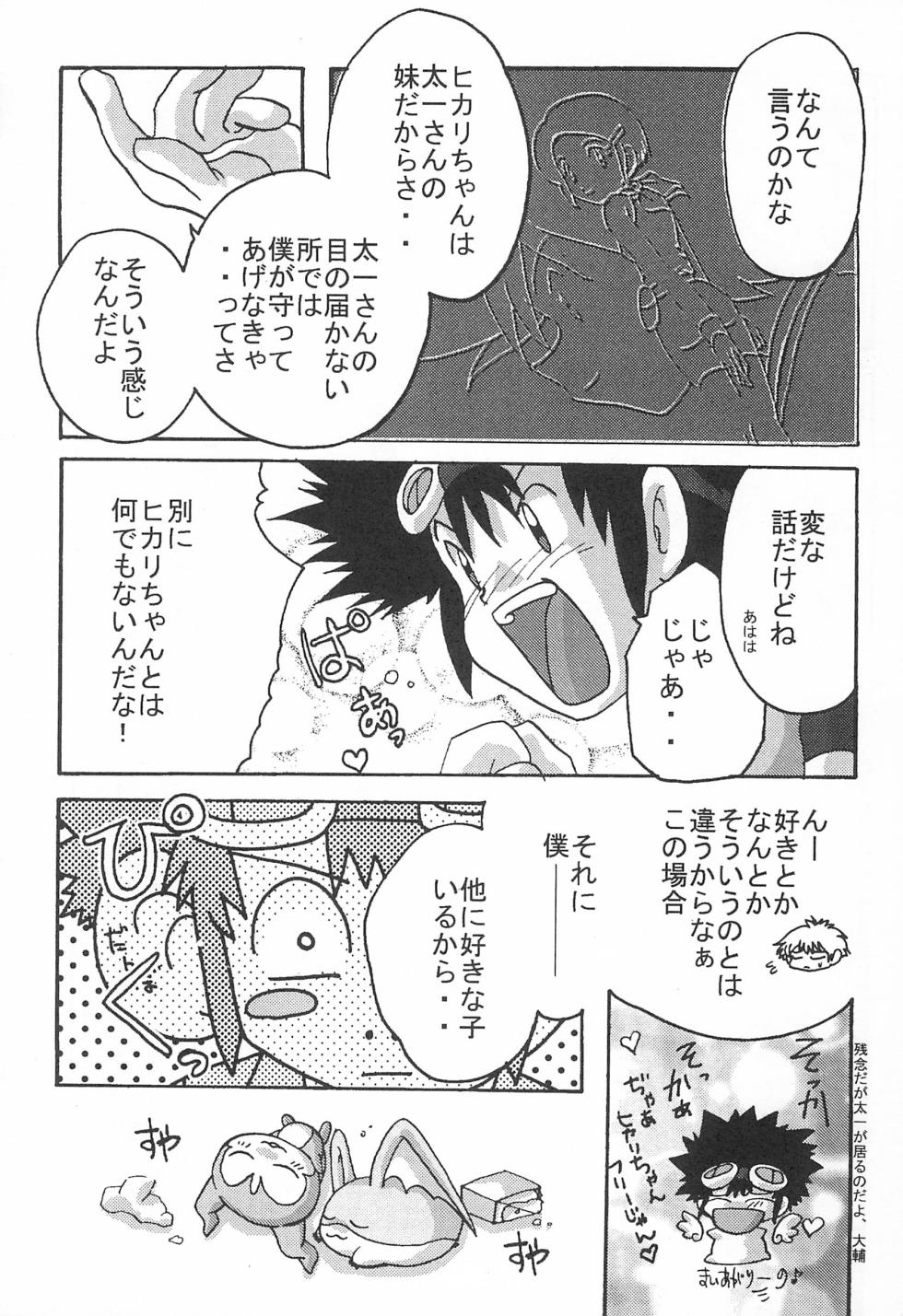 [Modimodiya (Akutsu Hideyuki)] Between ourselves (Digimon Adventure 02) - Page 13
