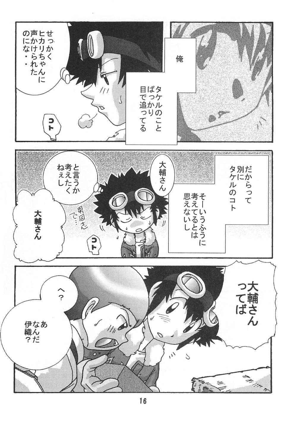 [Modimodiya (Akutsu Hideyuki)] SUBTLE RELATION (Digimon Adventure 02) - Page 16